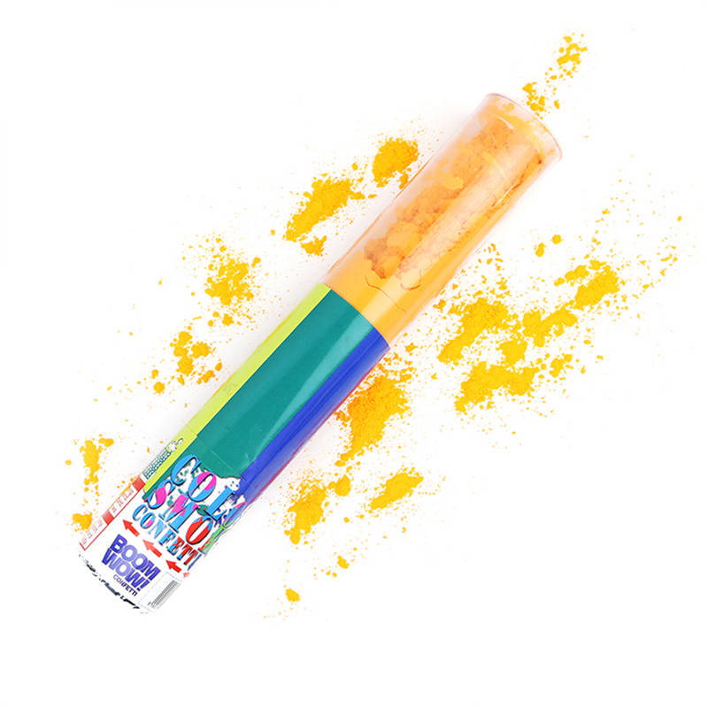 Boomwow Colorful PVC Tube Holi Powder Popper-Orange