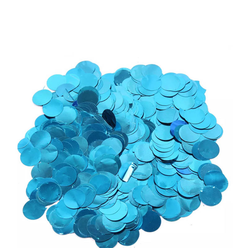 Boomwow metallic round confetti for party decoration-blue