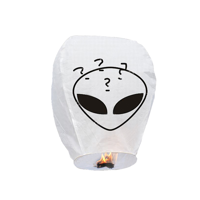 Boomwow 100% biodegradable flame retardant folded paper lantern flying sky lantern