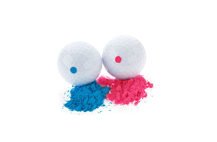 Gender Reveal Golf Balls