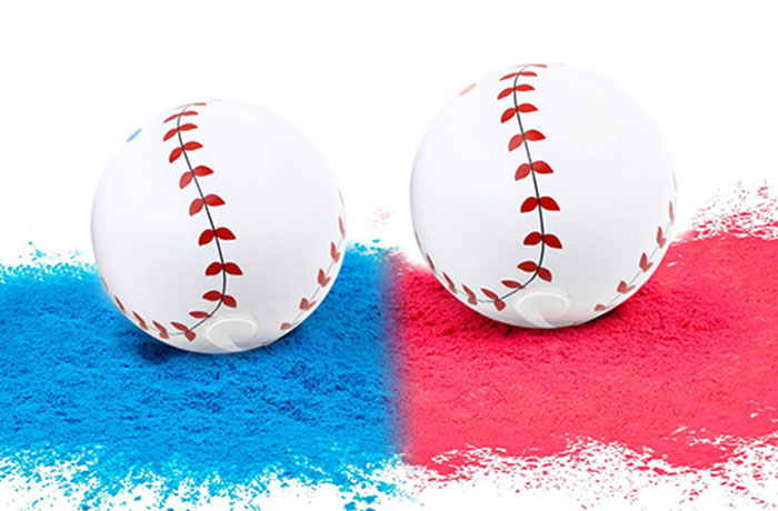 Gender Reveal Baseballs