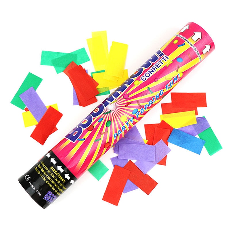 Colorful Paper Slips Confetti Poppers