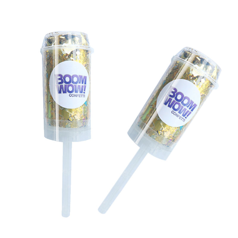 Gold Metallic Confetti Popper