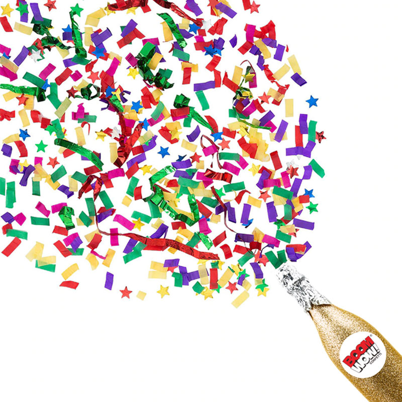 Boomwow High Quality Gold Champagne Confetti Shooter