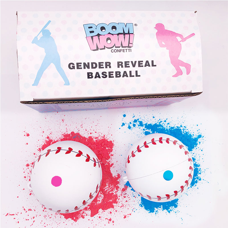 Gender Reveal Baseball Set