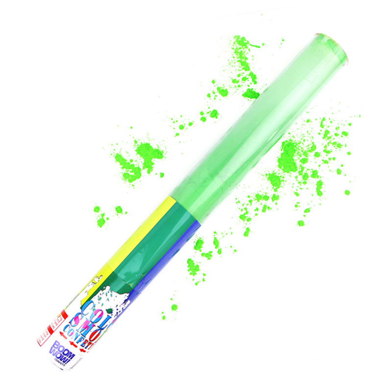 Boomwow Colorful PVC Tube Holi Powder Popper-Green