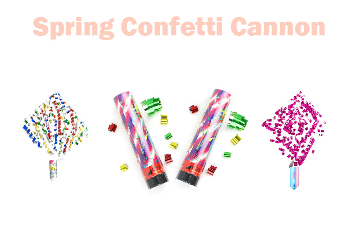 Spring Confetti Cannon