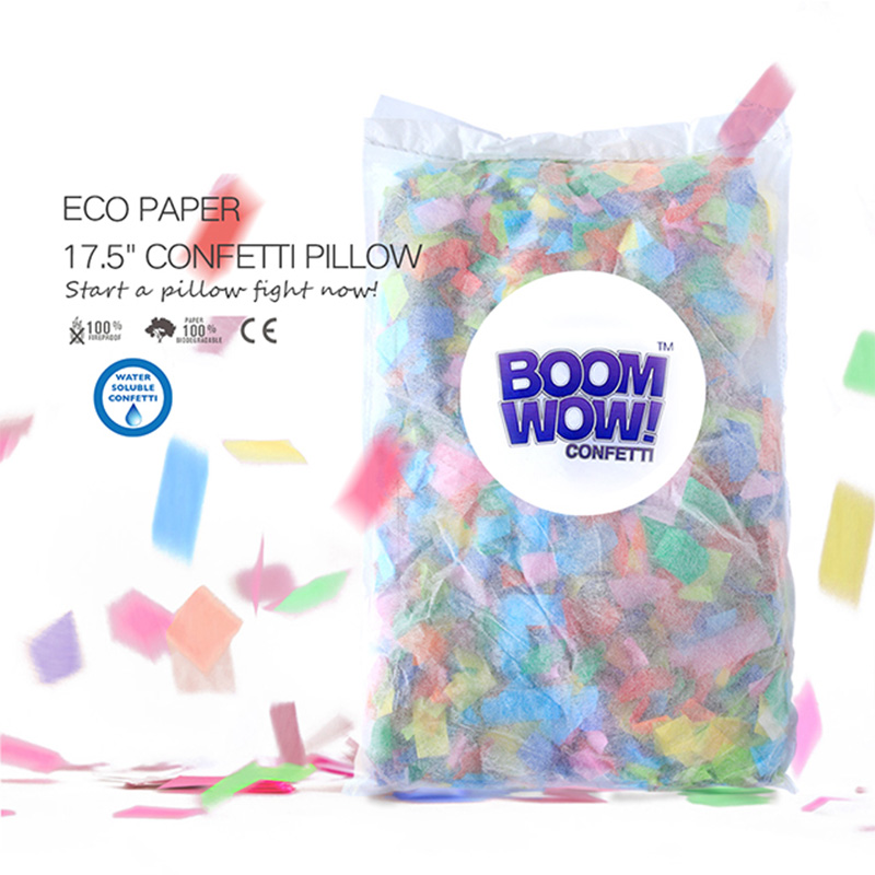 ECO Paper Confetti Pillow