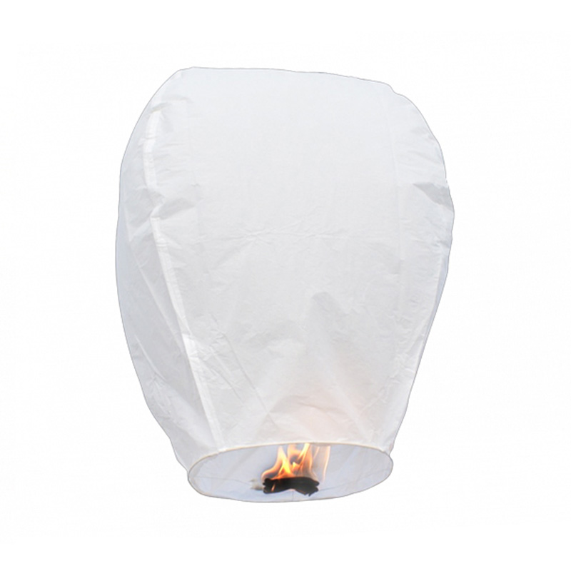 Boomwow Multicolor 100% biodegradable flame retardant folded paper lantern flying sky lantern