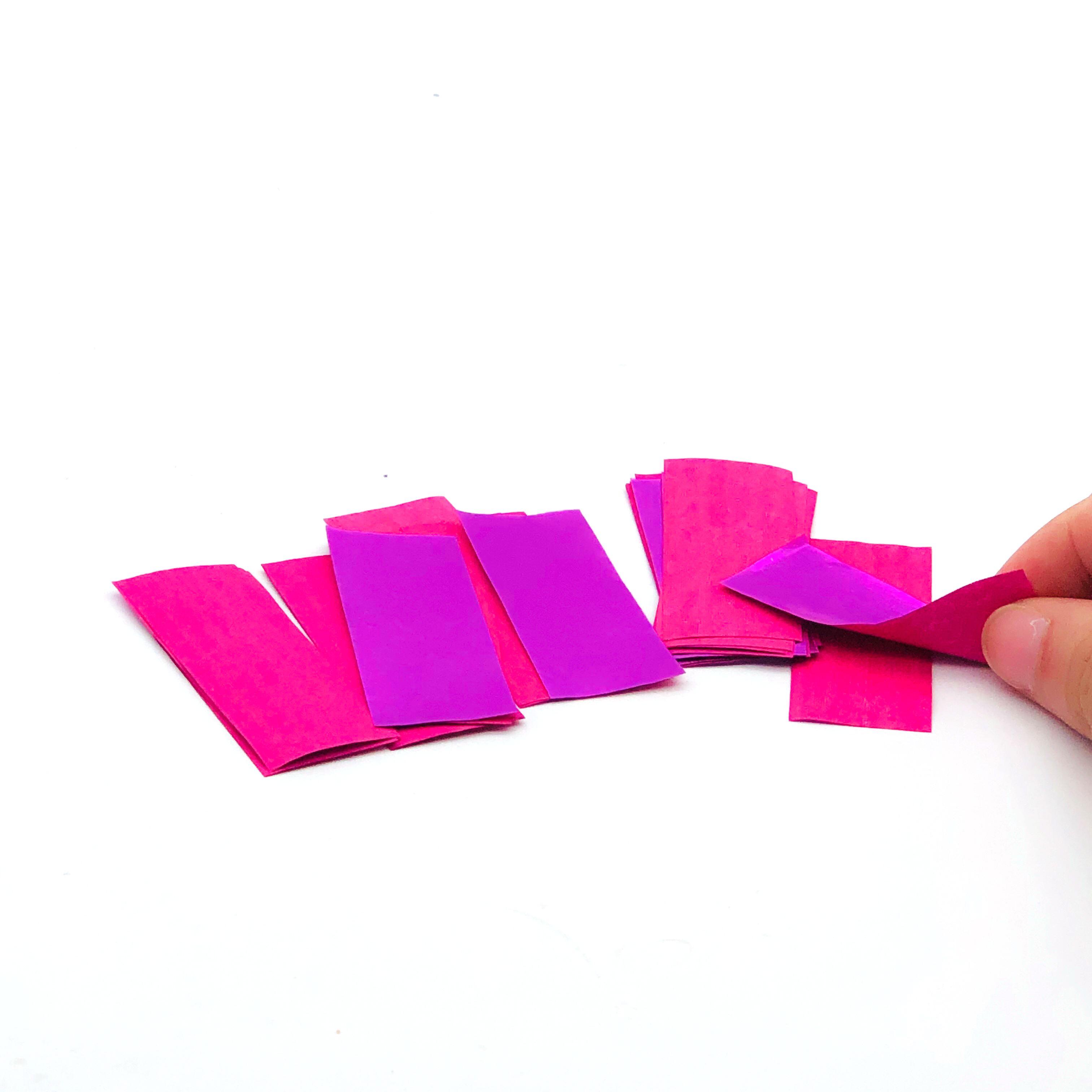 Boomwow new eco 100% biodegradable shiny pink but non metallic tissue paper confetti
