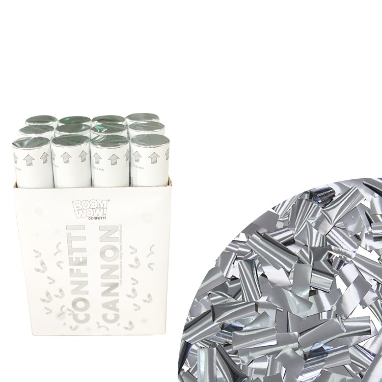 Silver Metallic Streamers - 20 Rolls — Ultimate Confetti