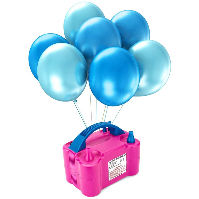 Portable pin air balloon electric pump latex balloon inflator electronic balloon air pumps machine